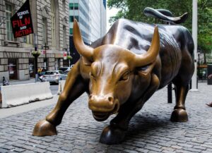 Stocks Settle Sharply Higher as Crude Oil and Bond Yields Fall